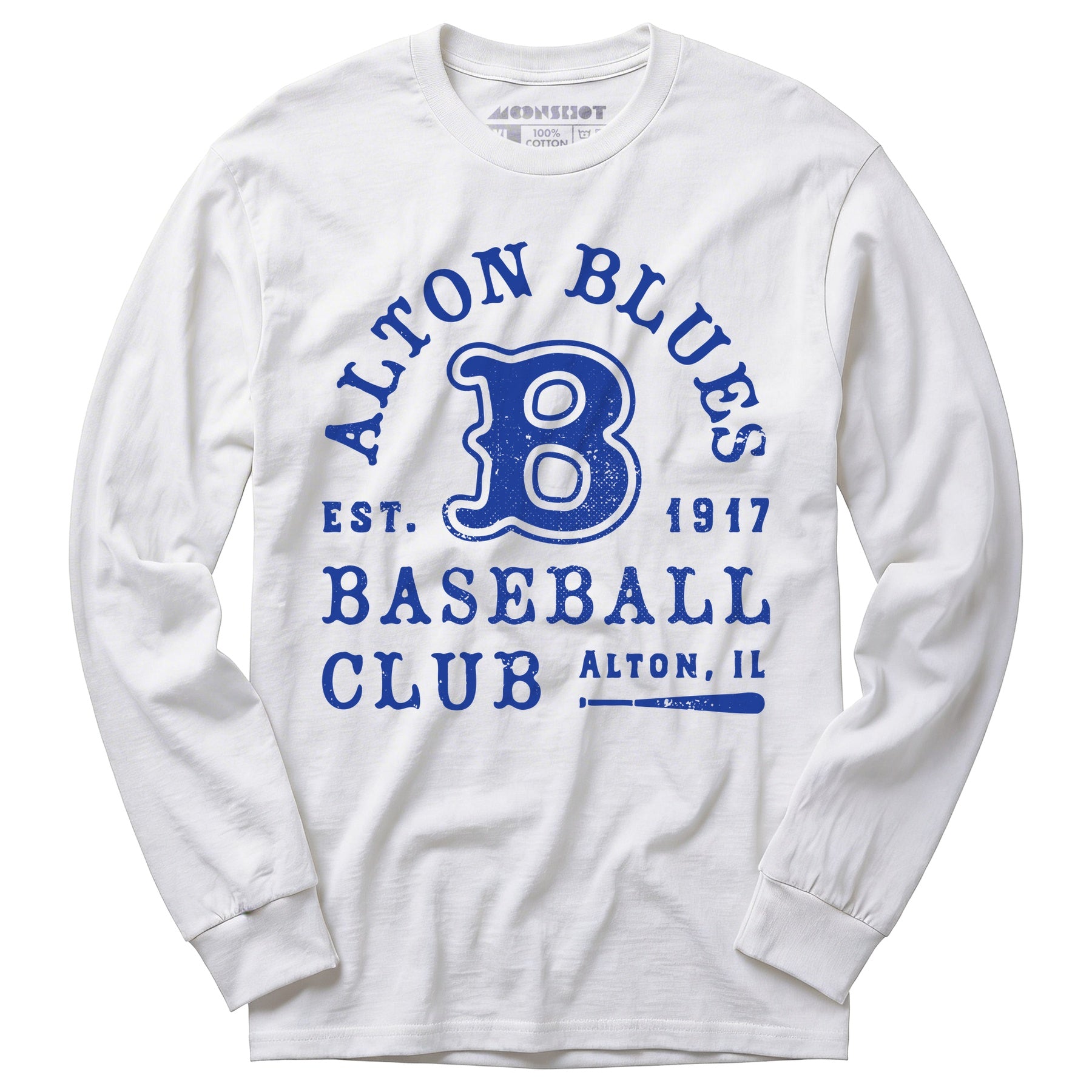 Alton Blues - Illinois - Vintage Defunct Baseball Teams - Long Sleeve T-Shirt