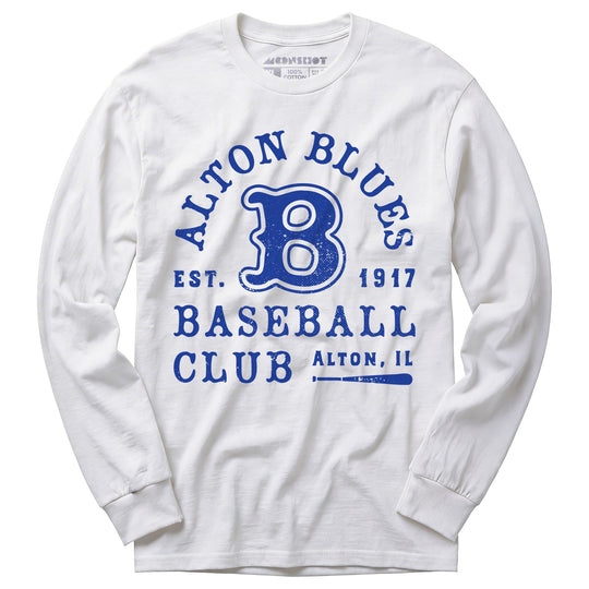 Alton Blues - Illinois - Vintage Defunct Baseball Teams - Long Sleeve T-Shirt