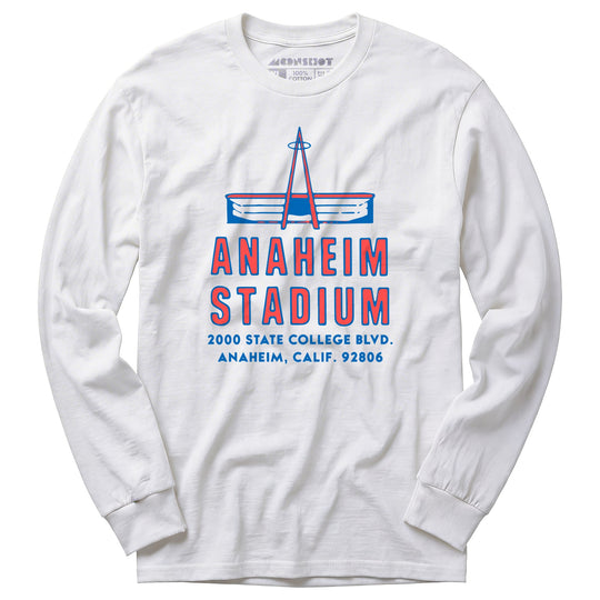 Anaheim Stadium Retro - Long Sleeve T-Shirt