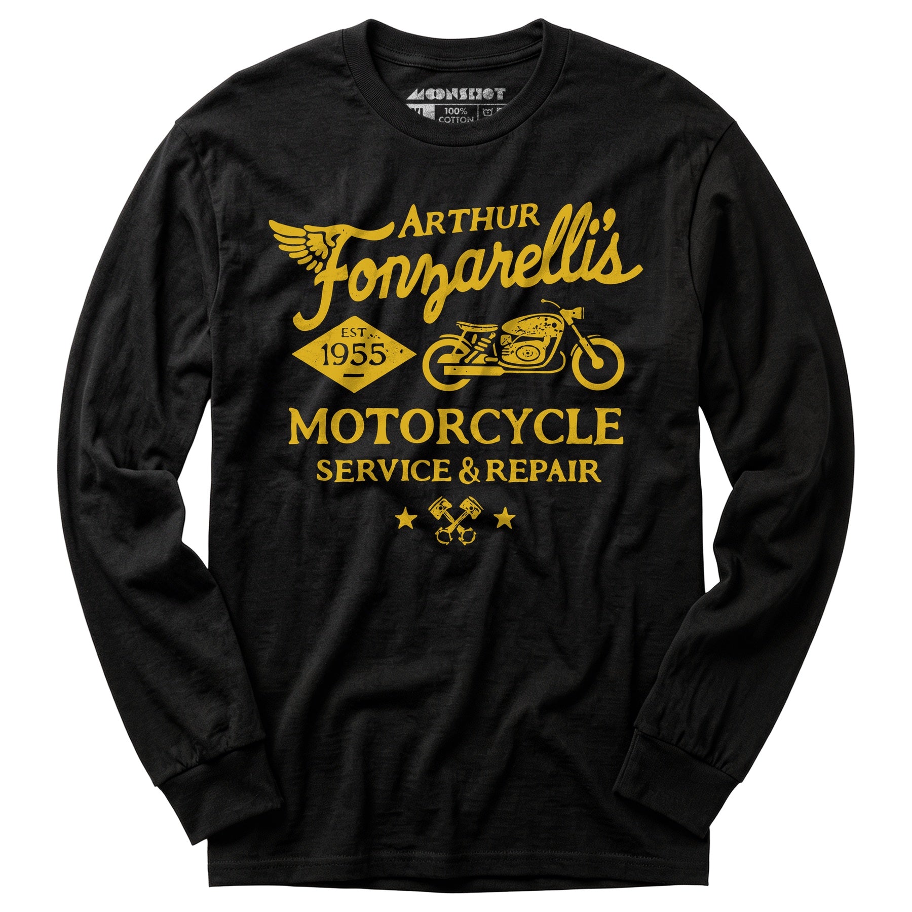 Arthur Fonzarelli's Motorcycle Service & Repair - Long Sleeve T-Shirt