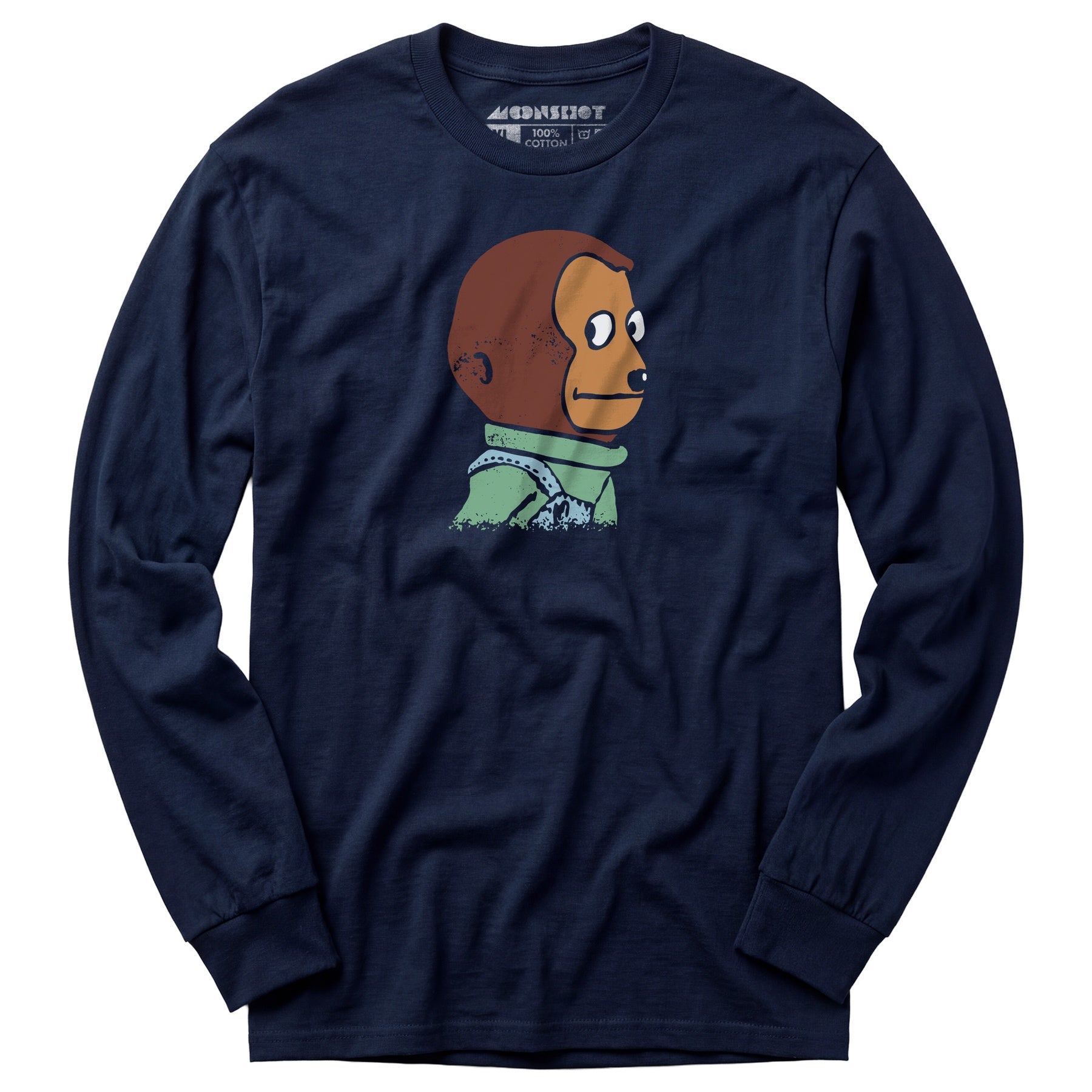 Awkward Look Monkey Meme - Long Sleeve T-Shirt