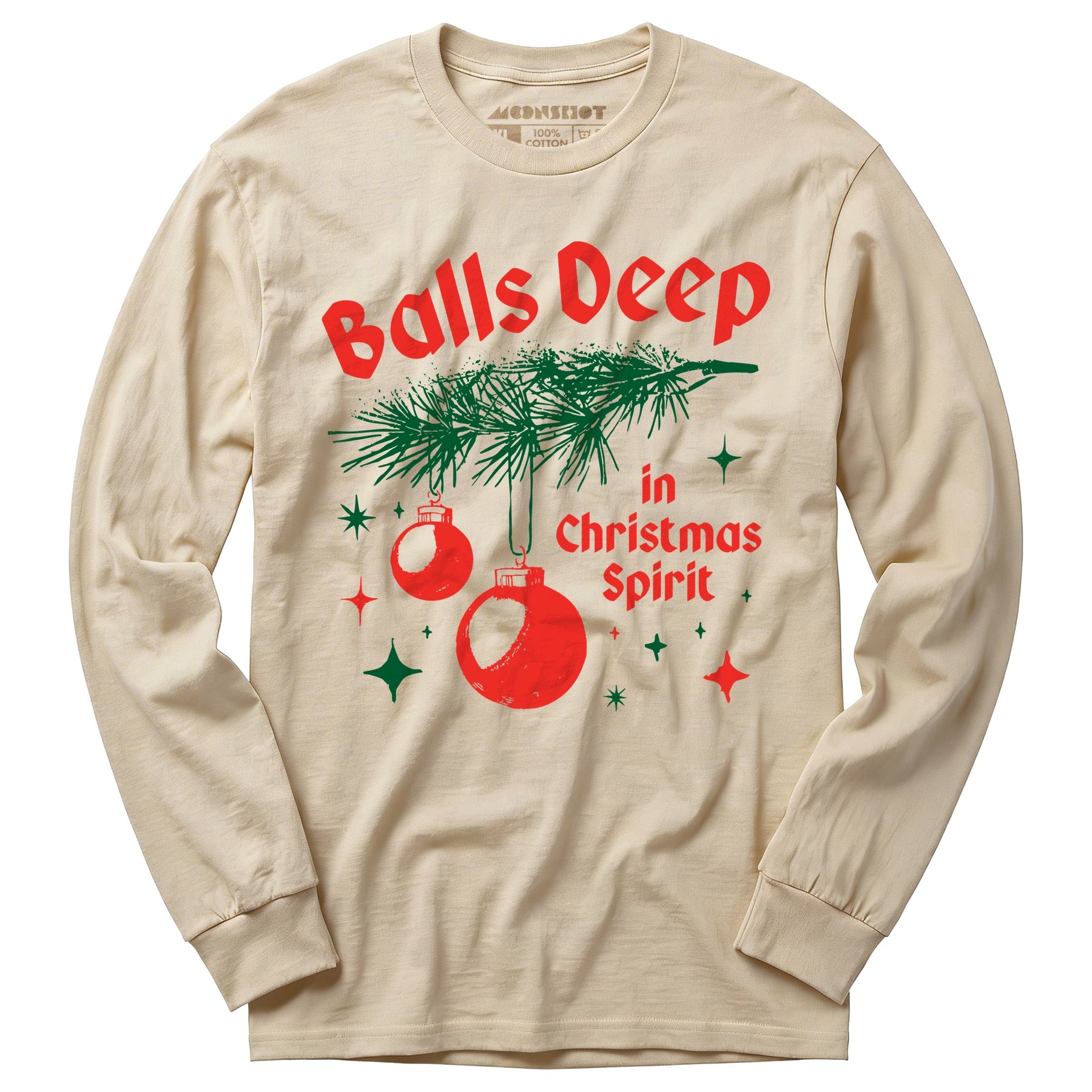 Balls Deep in Christmas Spirit - Long Sleeve T-Shirt