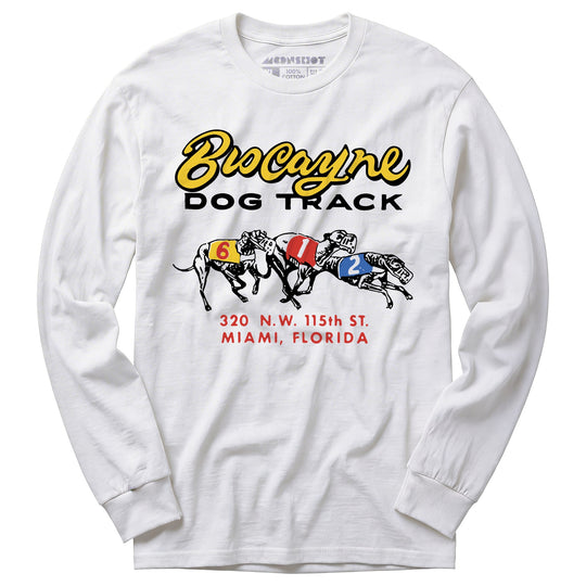 Biscayne Dog Track - Vintage Miami, FL - Long Sleeve T-Shirt