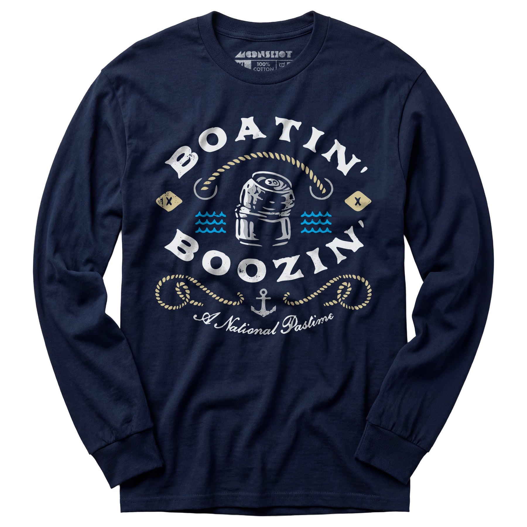 Boatin' & Boozin' - Long Sleeve T-Shirt