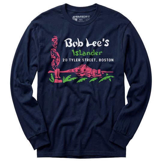 Bob Lee's Islander - Boston, MA - Vintage Tiki Bar - Long Sleeve T-Shirt