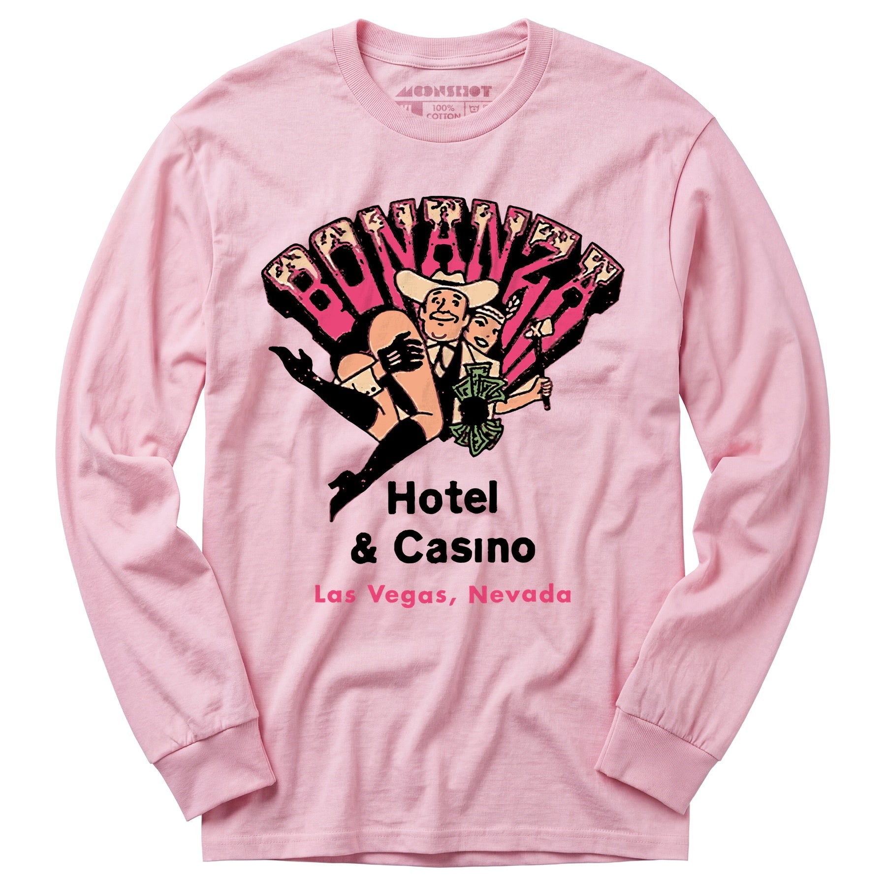 Bonanza Hotel & Casino - Vintage Las Vegas - Long Sleeve T-Shirt
