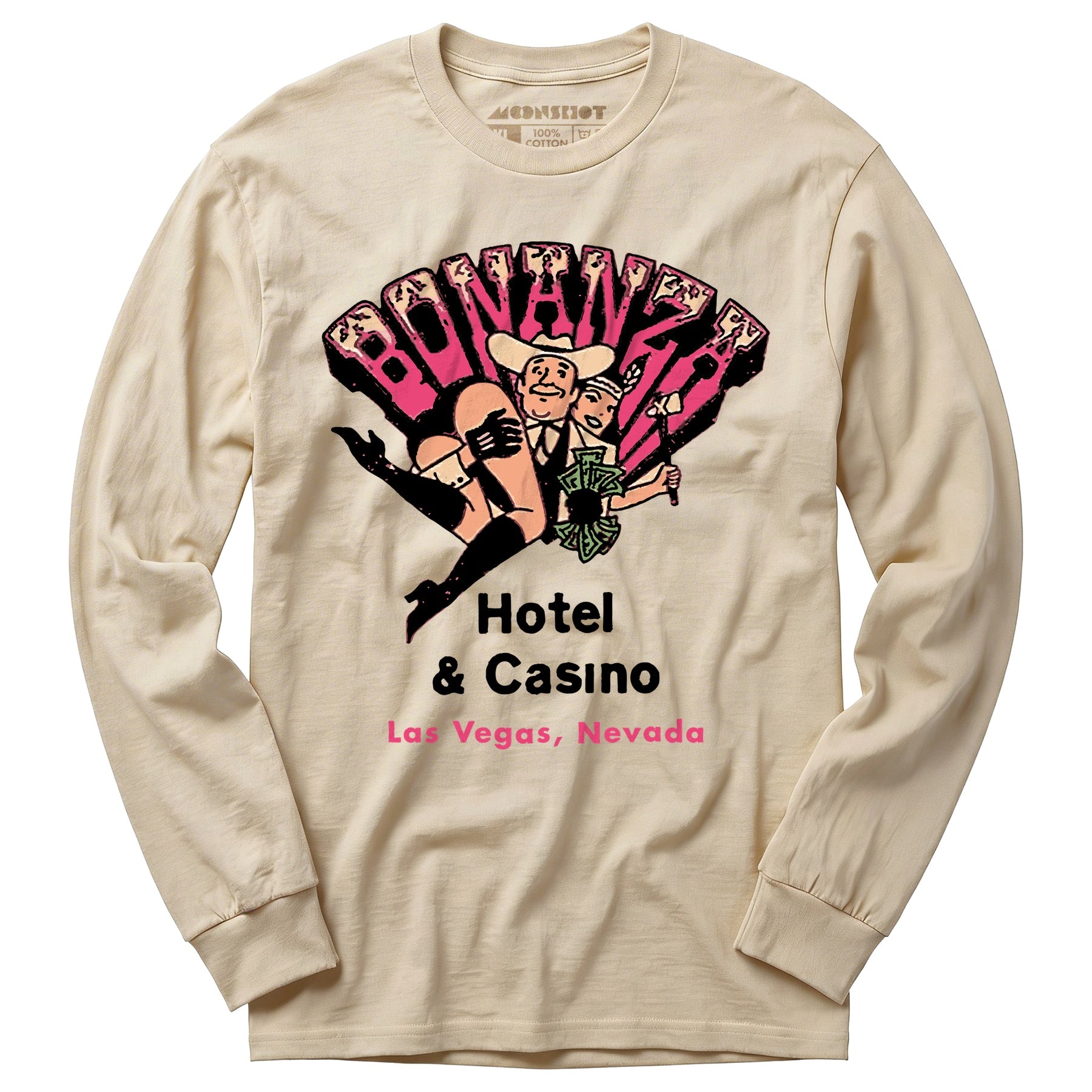 Bonanza Hotel & Casino - Vintage Las Vegas - Long Sleeve T-Shirt