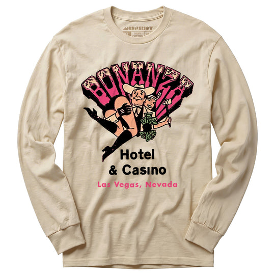 Bonanza Hotel & Casino - Vintage Las Vegas - Long Sleeve T-Shirt