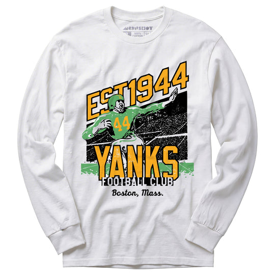 Boston Yanks - Massachusetts - Vintage Defunct Football Teams - Long Sleeve T-Shirt