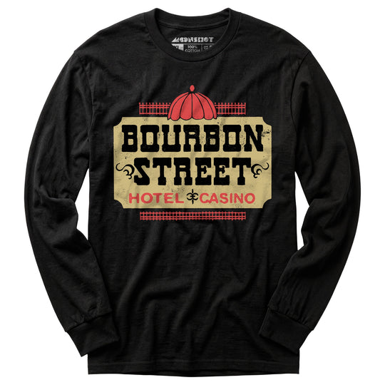 Bourbon Street - Vintage Las Vegas - Long Sleeve T-Shirt