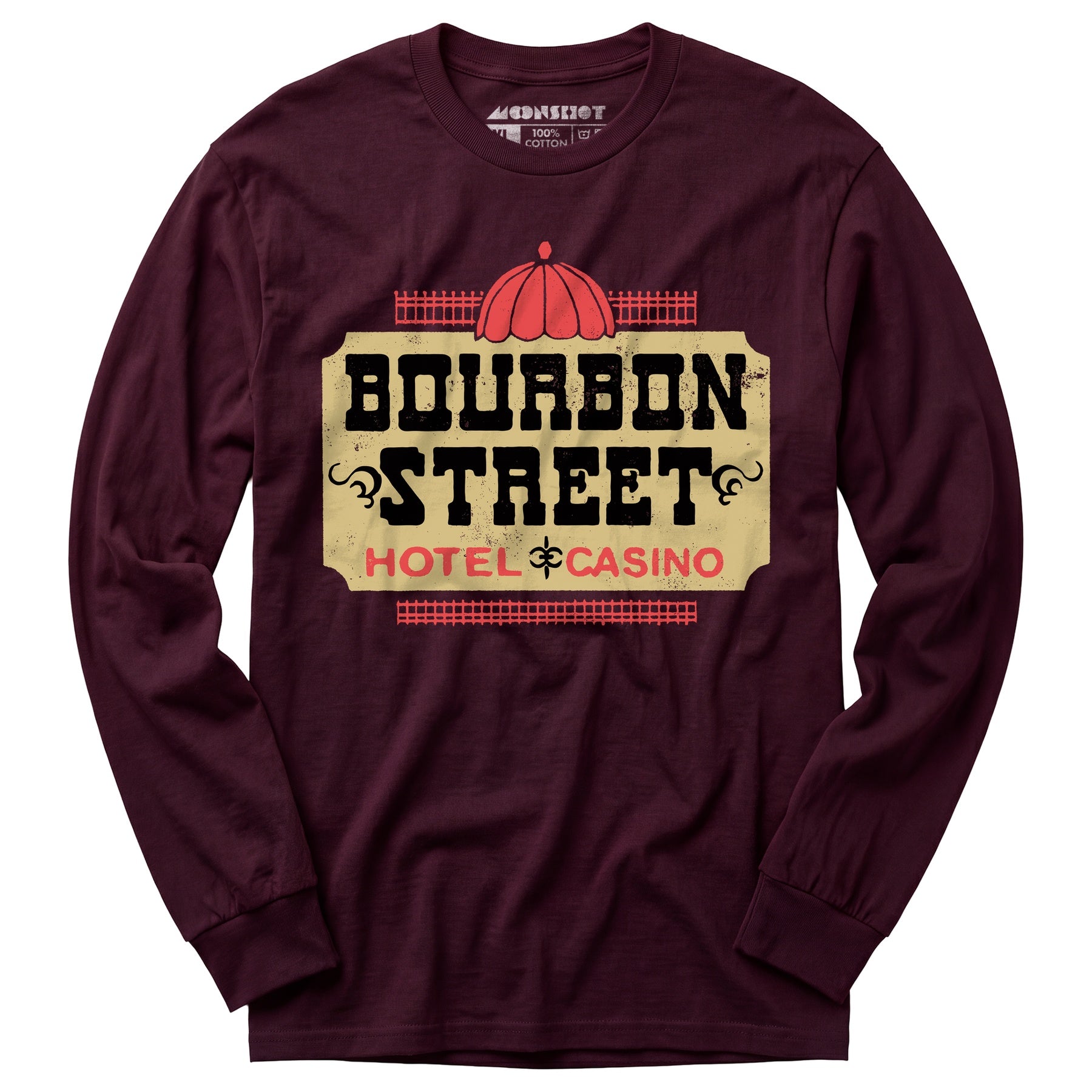 Bourbon Street - Vintage Las Vegas - Long Sleeve T-Shirt