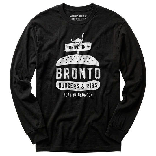 Bronto Burgers & Ribs - Long Sleeve T-Shirt
