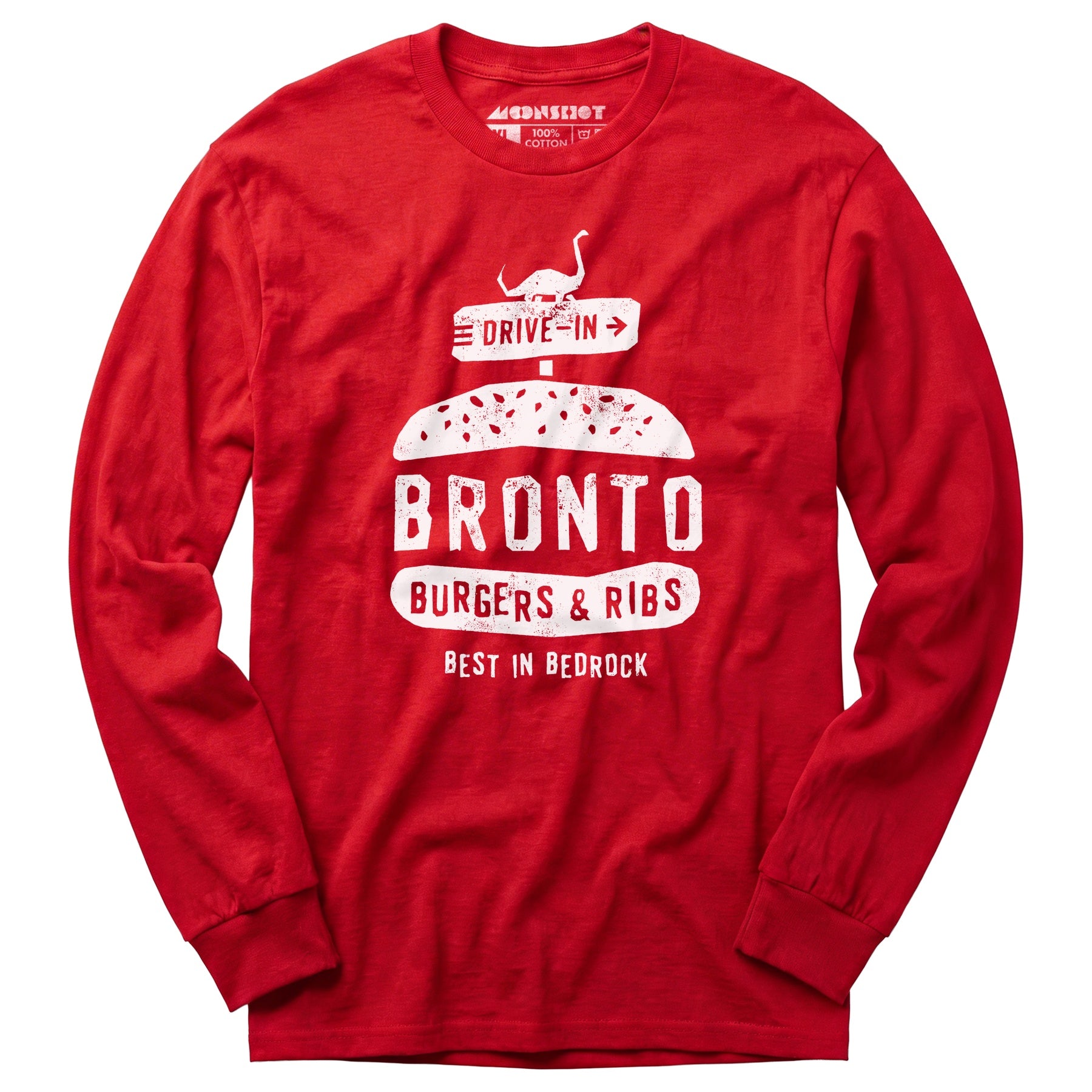 Bronto Burgers & Ribs - Long Sleeve T-Shirt