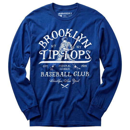 Brooklyn Tip Tops - New York - Vintage Defunct Baseball Teams - Long Sleeve T-Shirt