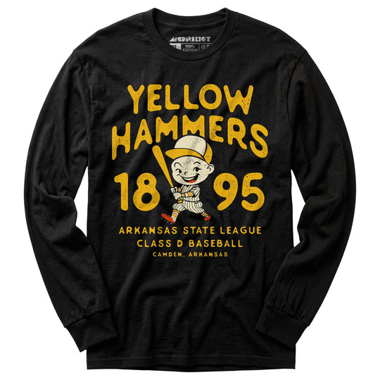 Camden Yellow Hammers - Arkansas - Vintage Defunct Baseball Teams - Long Sleeve T-Shirt