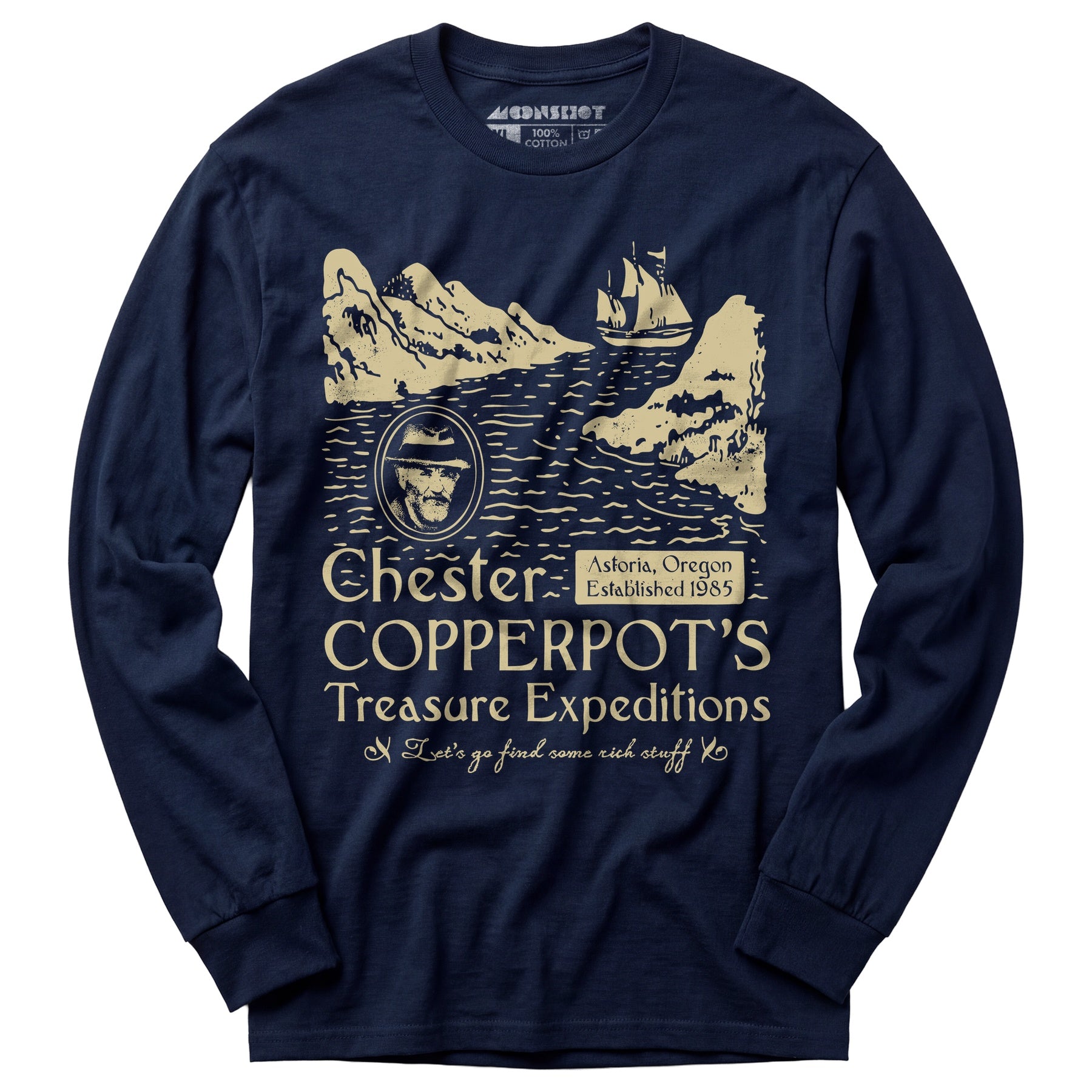 Chester Copperpot's Treasure Expeditions - Long Sleeve T-Shirt
