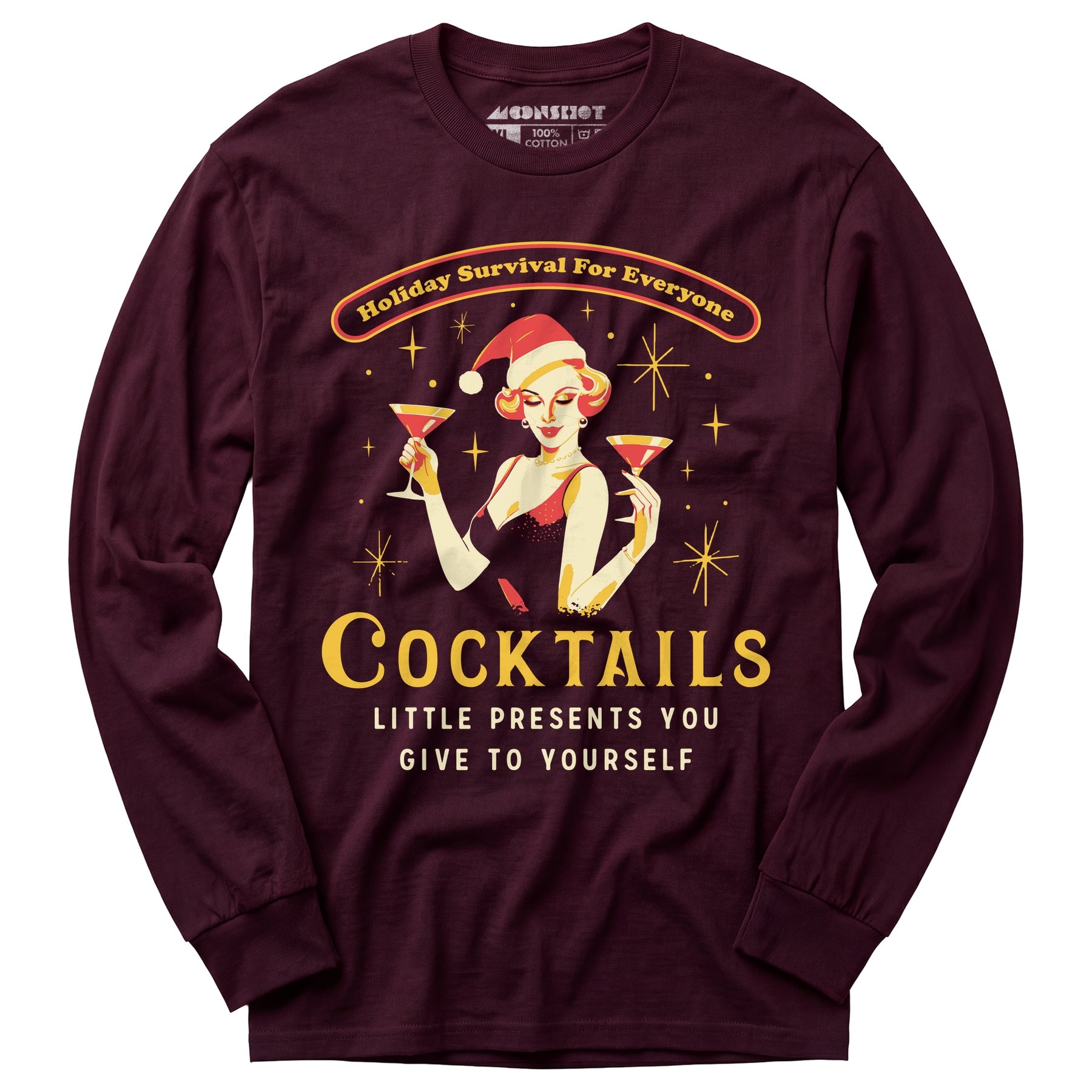 Christmas Cocktails - Long Sleeve T-Shirt