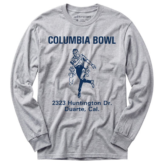 Columbia Bowl - Duarte, CA - Vintage Bowling Alley - Long Sleeve T-Shirt