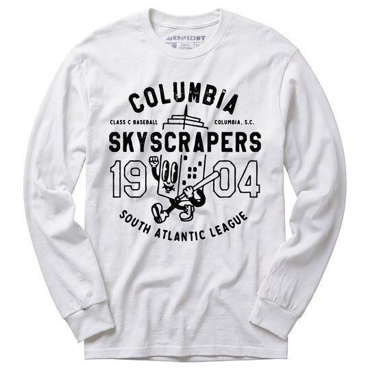 Columbia Skyscrapers - South Carolina - Vintage Defunct Baseball Teams - Long Sleeve T-Shirt