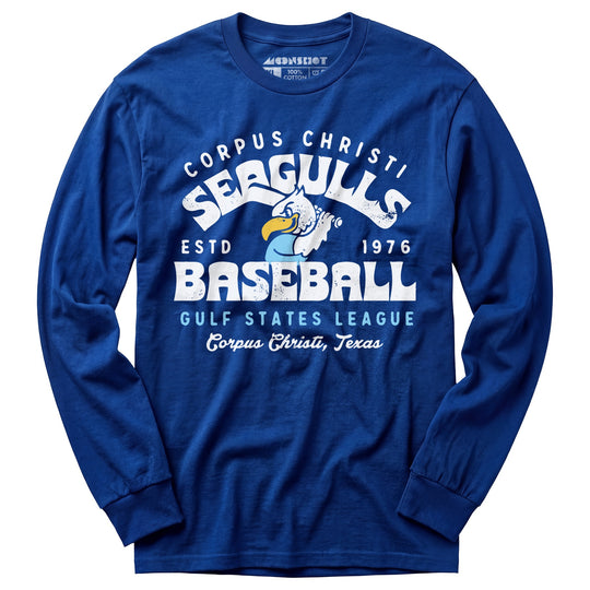 Corpus Christi Seagulls - Texas - Vintage Defunct Baseball Teams - Long Sleeve T-Shirt