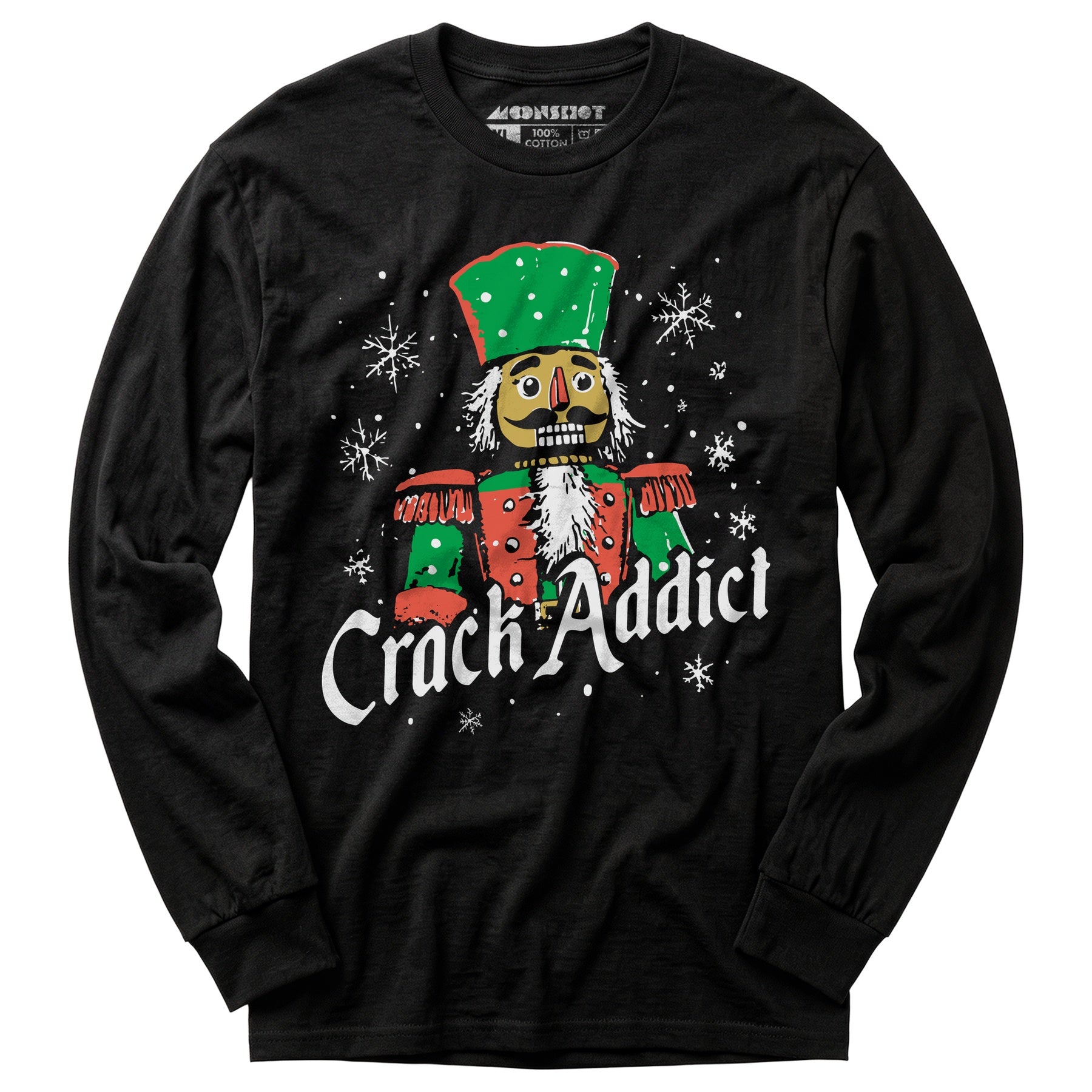 Crack Addict Nutcracker - Long Sleeve T-Shirt