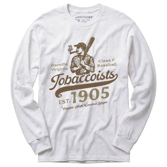 Danville Tobaccoists - Virginia - Vintage Defunct Baseball Teams - Long Sleeve T-Shirt
