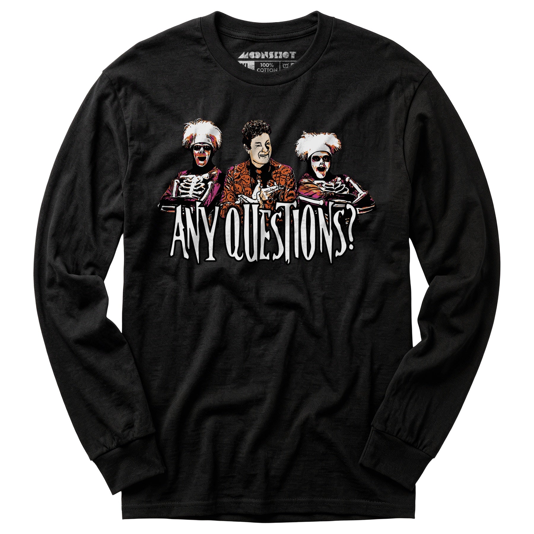 David S. Pumpkins - Any Questions? - Long Sleeve T-Shirt