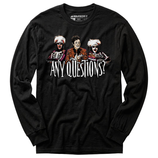 David S. Pumpkins - Any Questions? - Long Sleeve T-Shirt
