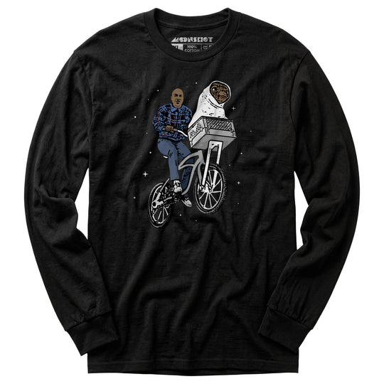 Deebo + Extra Terrestrial Bike Parody Mashup - Long Sleeve T-Shirt