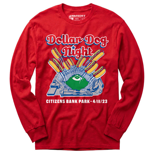 Dollar Dog Night - Long Sleeve T-Shirt
