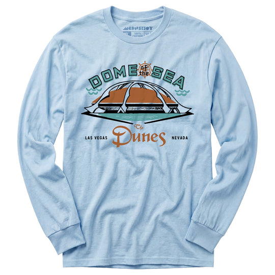 Dome of the Sea at the Dunes - Vintage Las Vegas - Long Sleeve T-Shirt