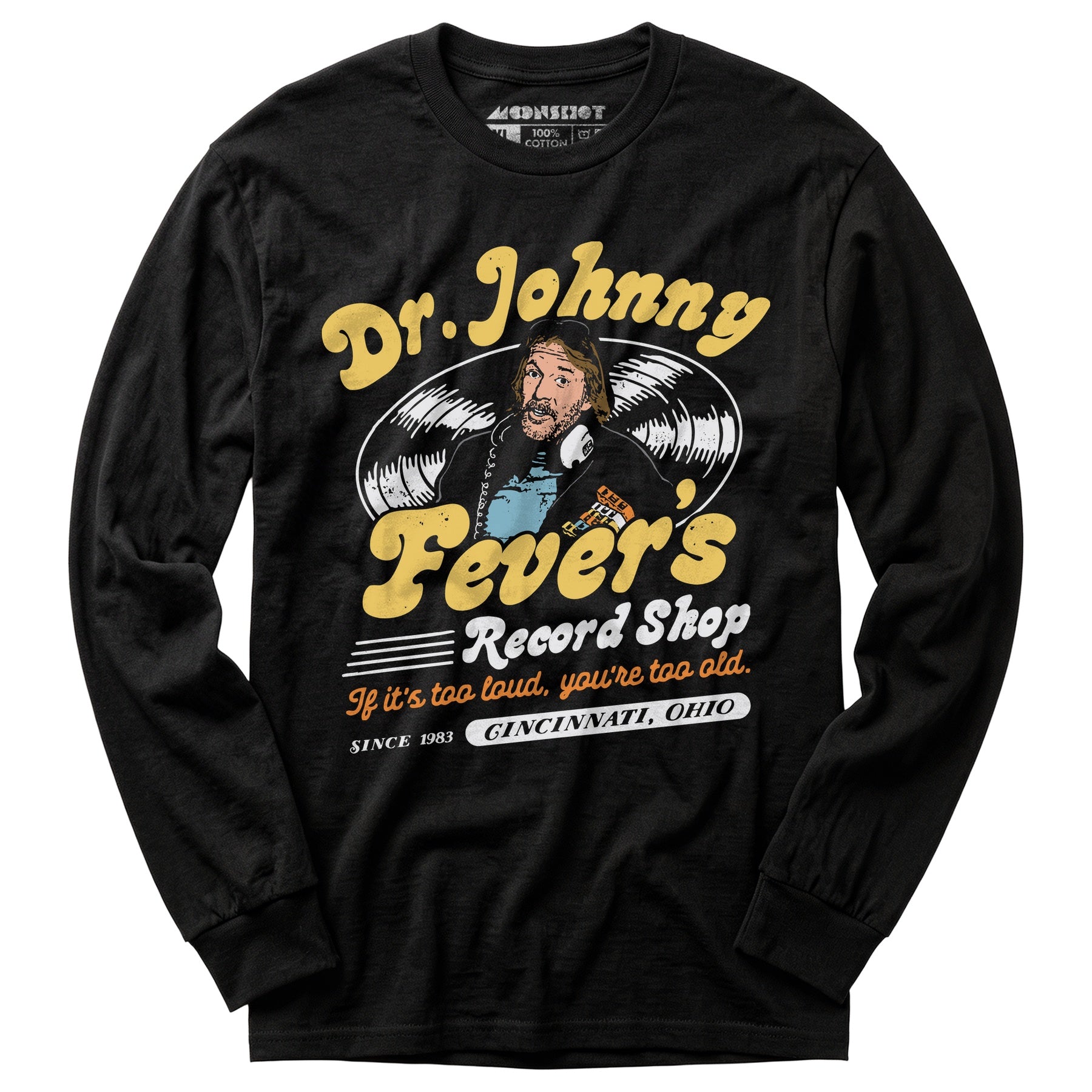 Dr. Johnny Fever's Record Shop - Long Sleeve T-Shirt