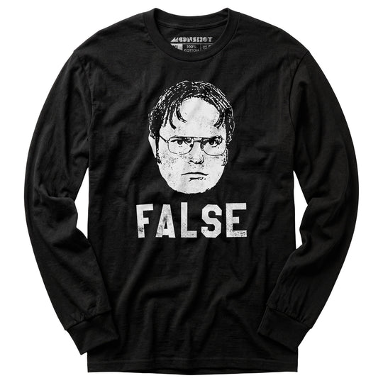 Dwight Schrute - False - Long Sleeve T-Shirt