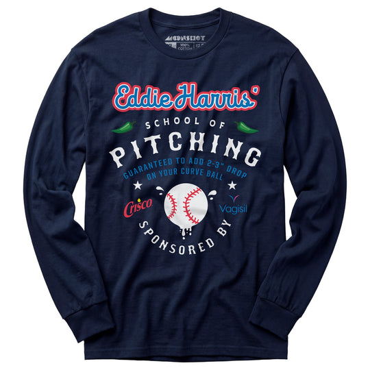 Eddie Harris School of Pitching - Long Sleeve T-Shirt