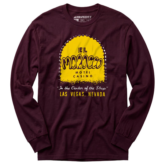 El Morocco Motel - Vintage Las Vegas - Long Sleeve T-Shirt