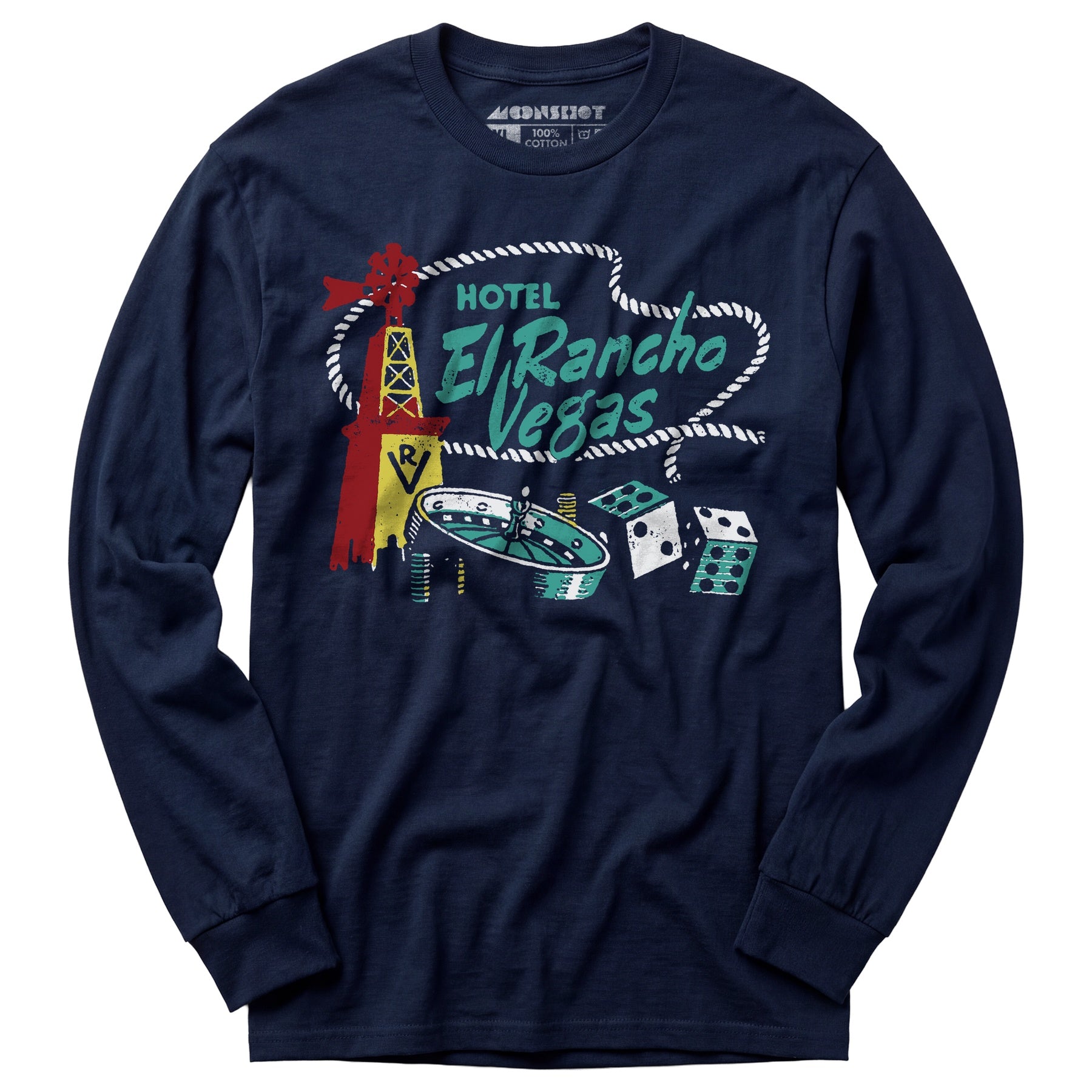 El Rancho - Vintage Las Vegas - Long Sleeve T-Shirt