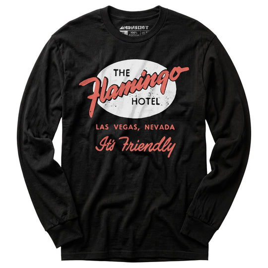 Flamingo Hotel v2 - Vintage Las Vegas - Long Sleeve T-Shirt