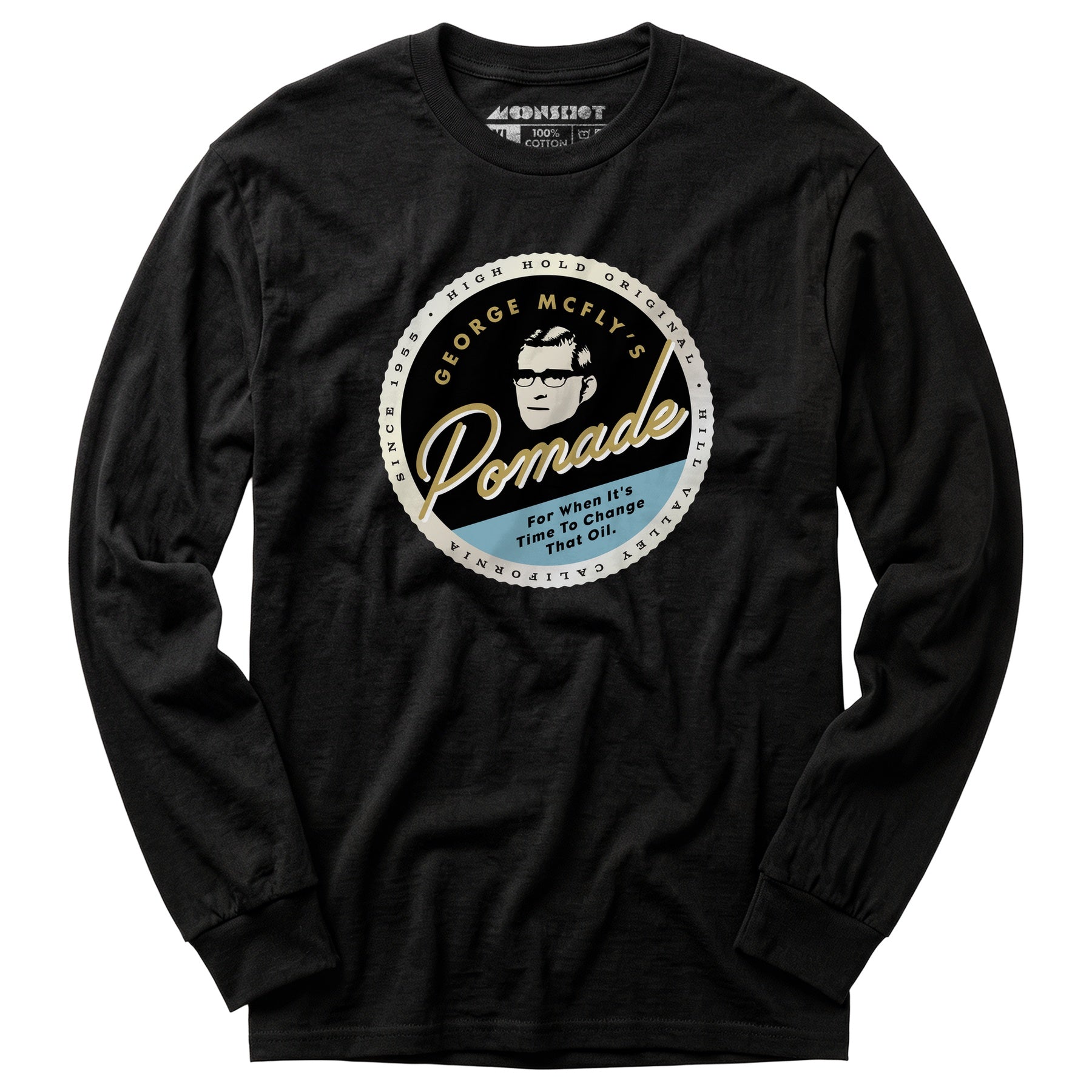 George McFly's Pomade - Long Sleeve T-Shirt