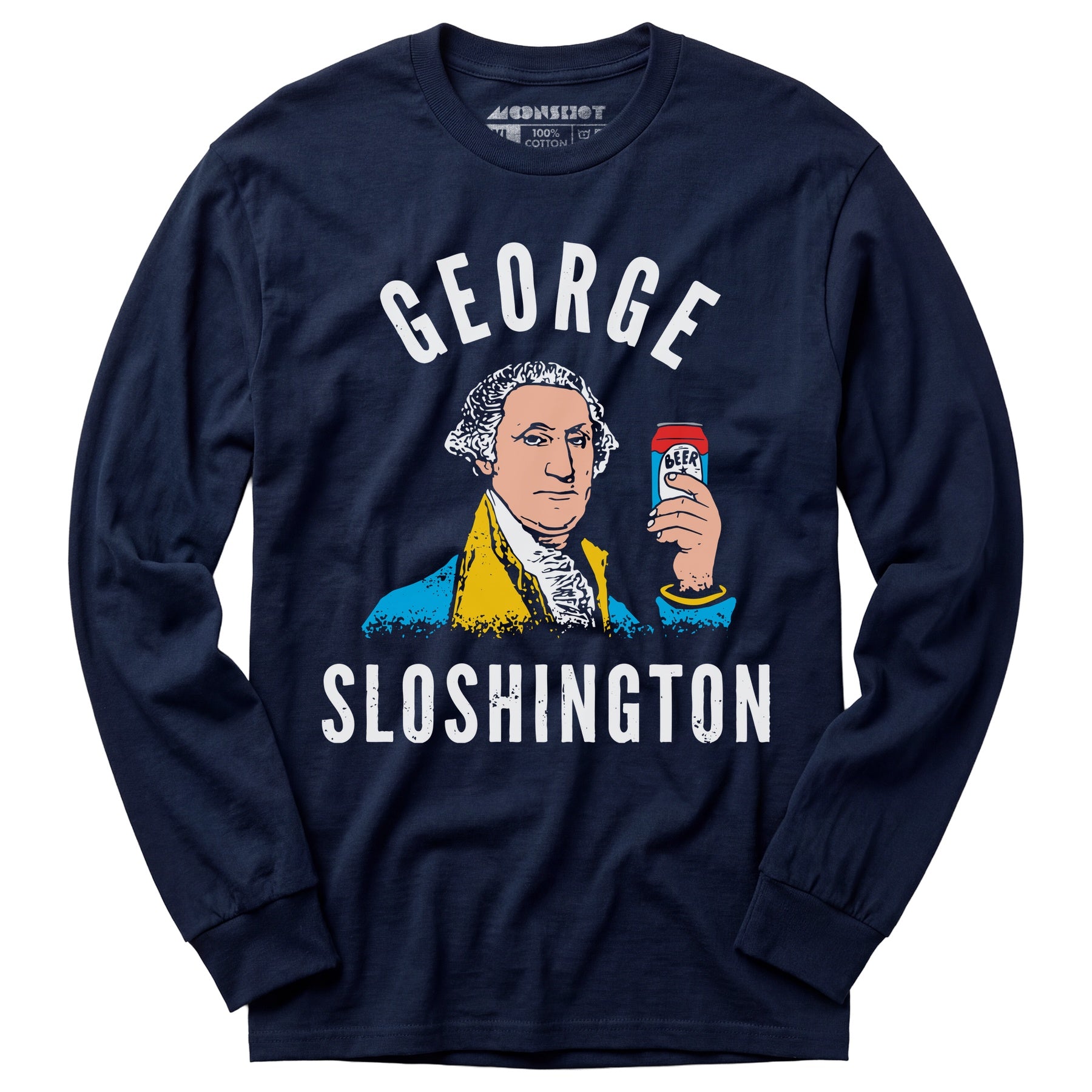 George Sloshington - Long Sleeve T-Shirt