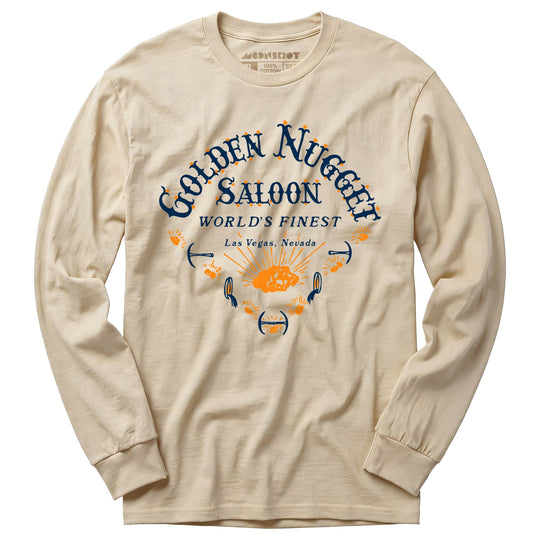 Golden Nugget Saloon - Vintage Las Vegas - Long Sleeve T-Shirt