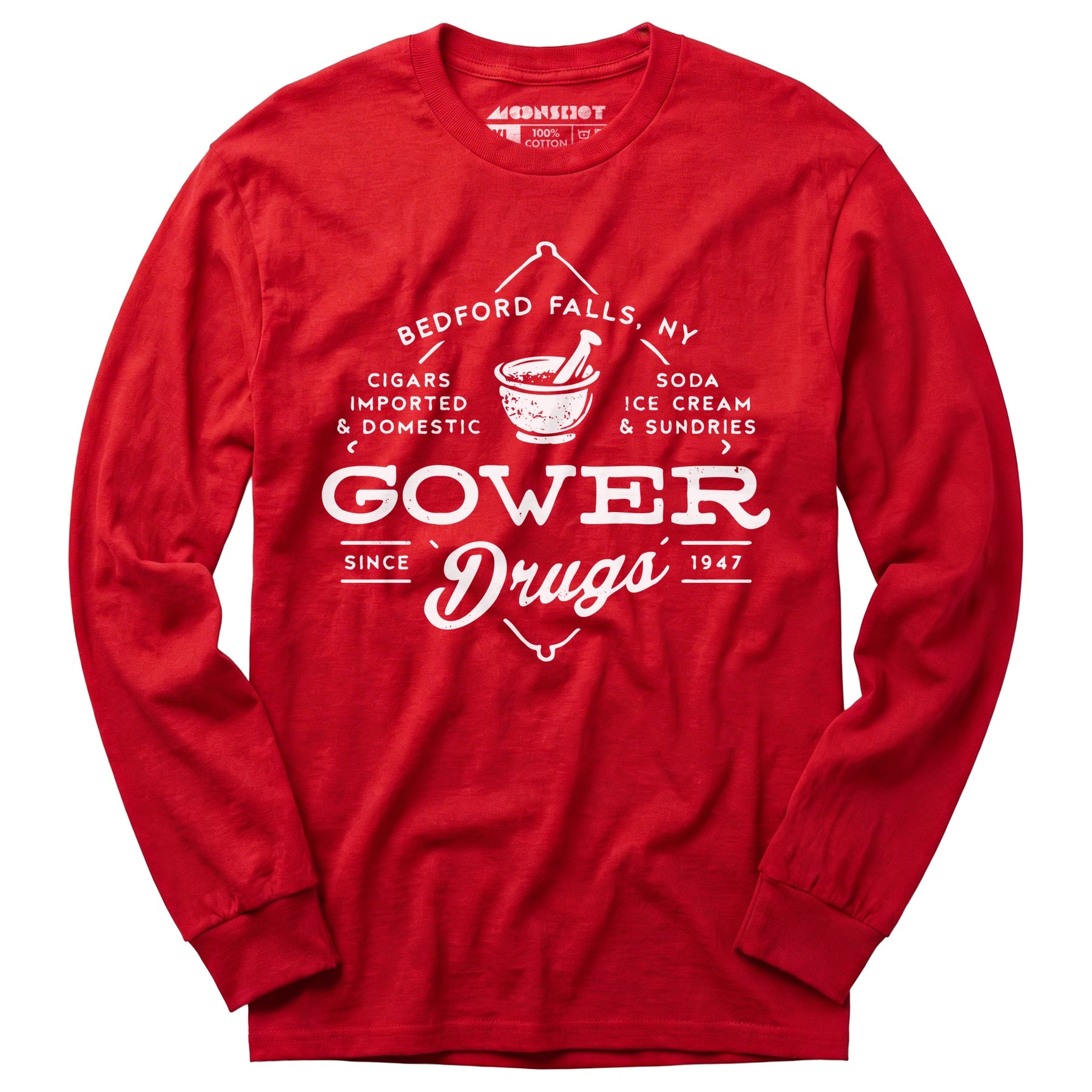 Gower Drugs - Bedford Falls, NY - Long Sleeve T-Shirt