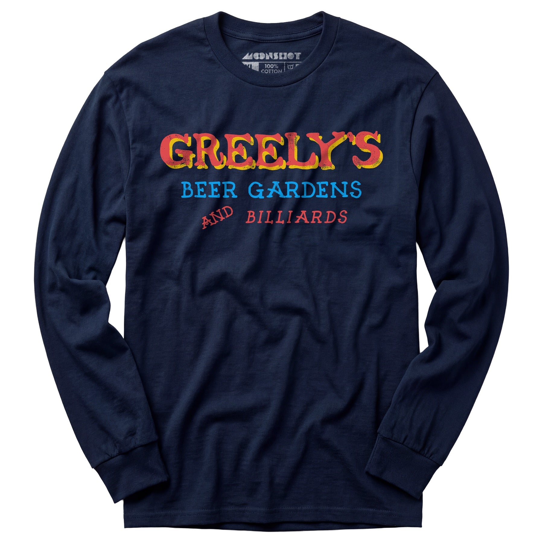 Greely's Beer Gardens & Billiards - Long Sleeve T-Shirt