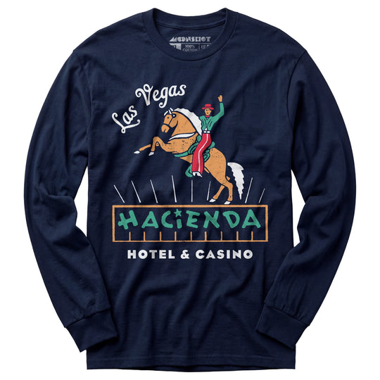 Hacienda Hotel & Casino - Vintage Las Vegas - Long Sleeve T-Shirt