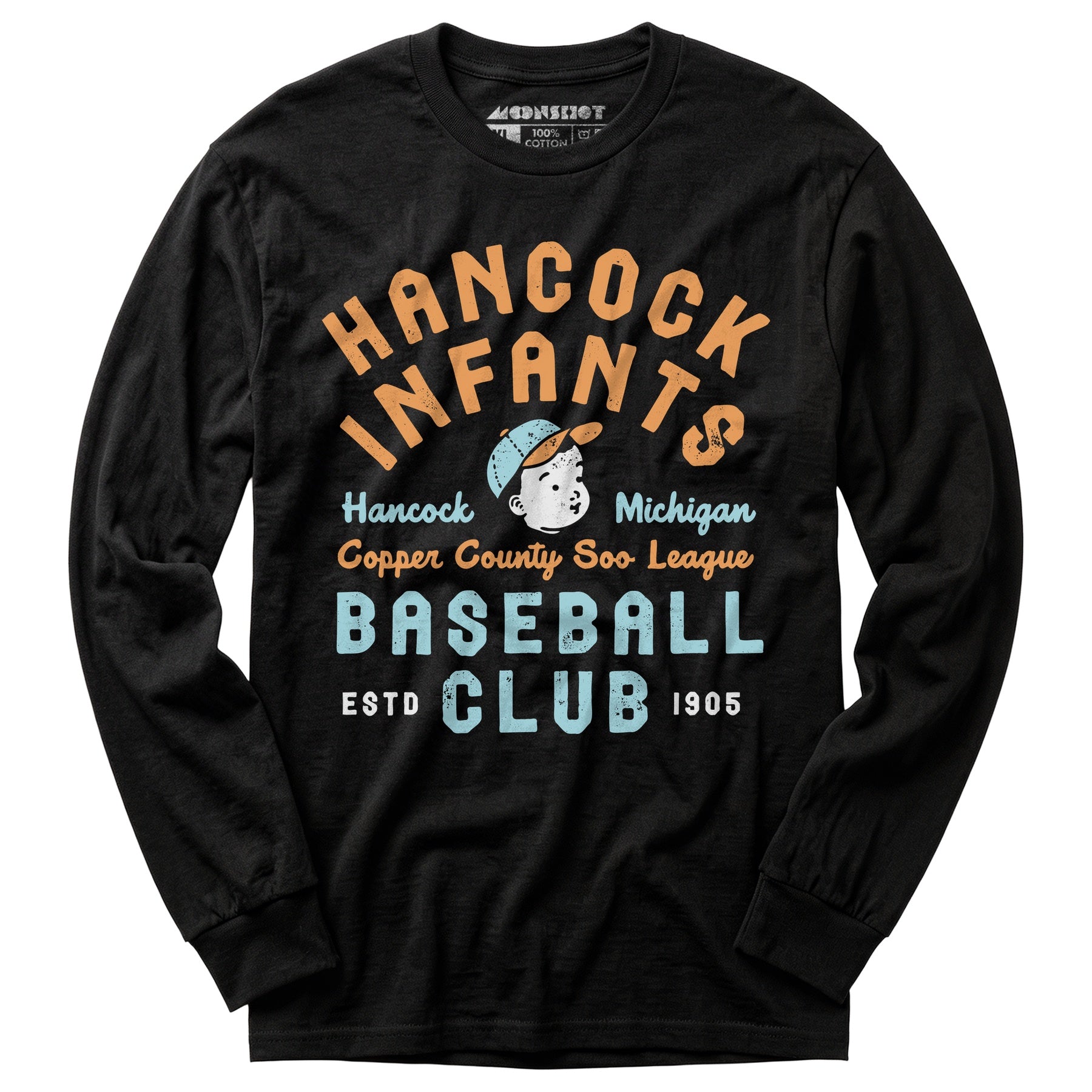 Hancock Infants - Michigan - Vintage Defunct Baseball Teams - Long Sleeve T-Shirt