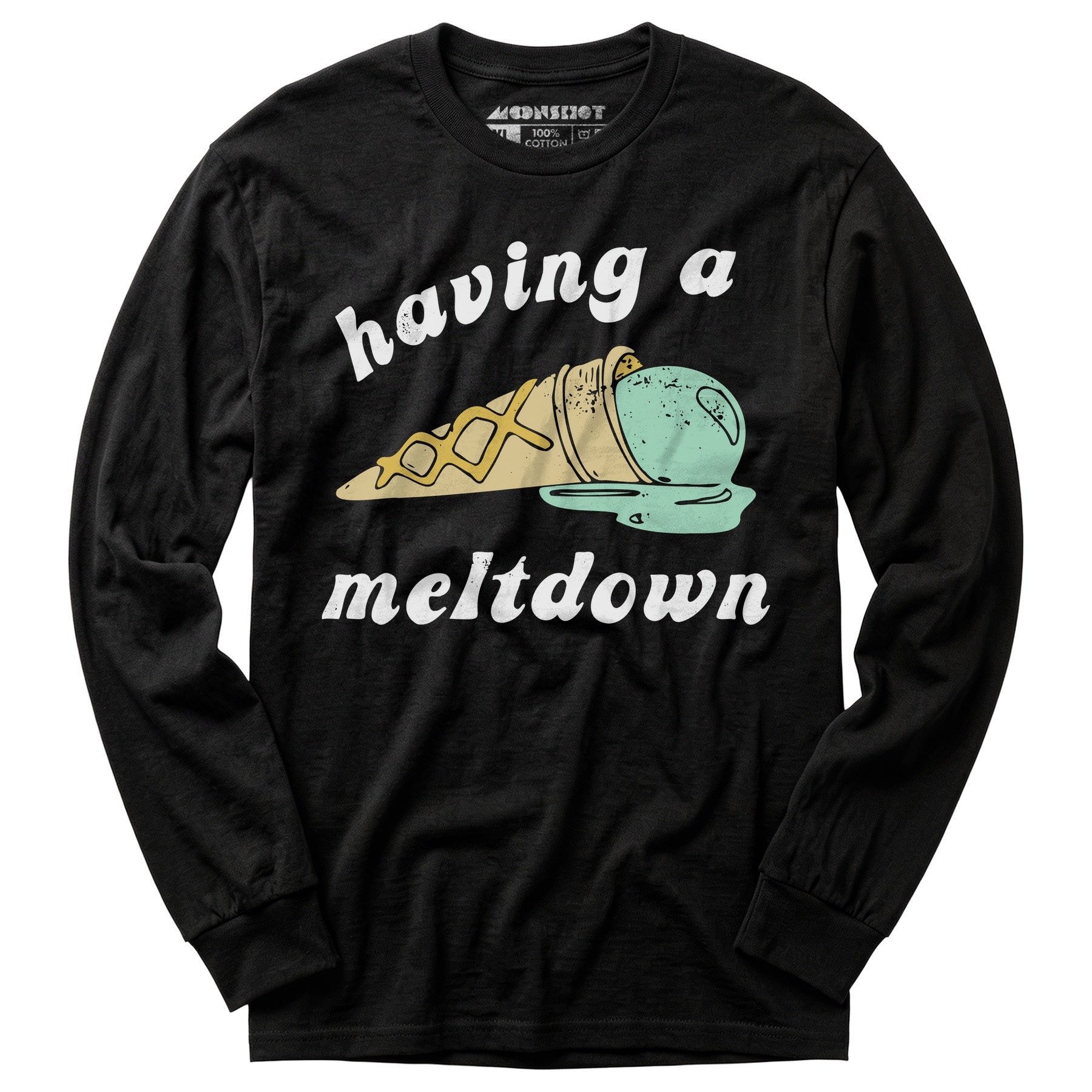Having a Meltdown - Ice Cream - Long Sleeve T-Shirt