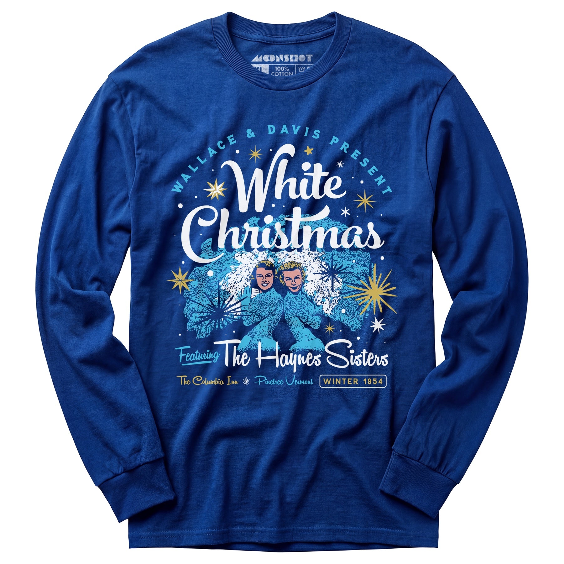 Haynes Sisters White Christmas 1954 - Long Sleeve T-Shirt