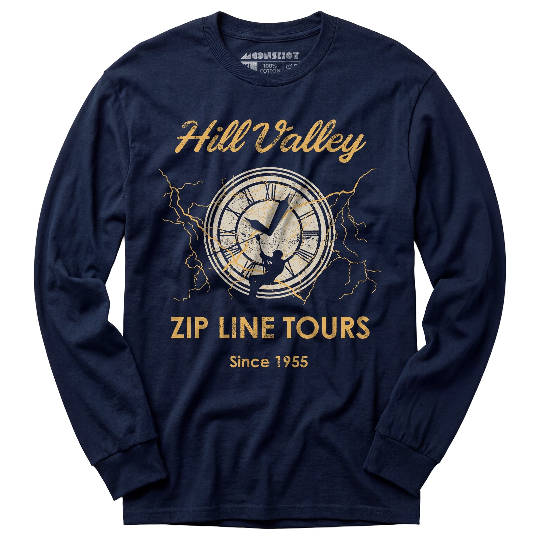 Hill Valley Zip Line Tours - Long Sleeve T-Shirt