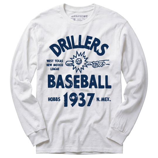 Hobbs Drillers - New Mexico - Vintage Defunct Baseball Teams - Long Sleeve T-Shirt