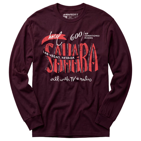 Hotel Sahara - Vintage Las Vegas - Long Sleeve T-Shirt