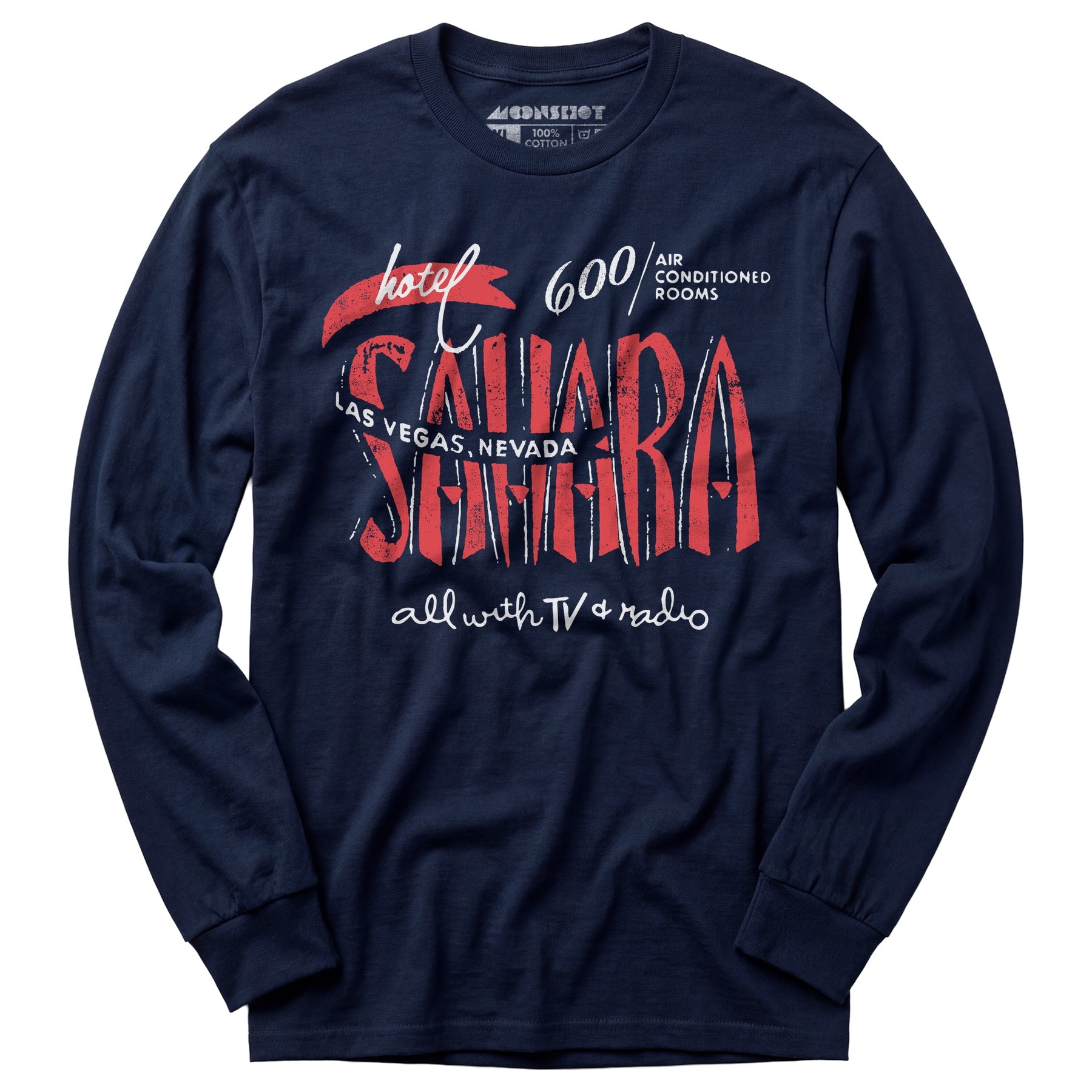 Hotel Sahara - Vintage Las Vegas - Long Sleeve T-Shirt